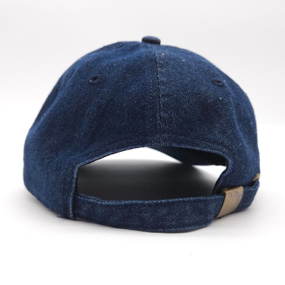 Zyia Active Hat Adults OSFM Blue Denim Strapback Buckle Gym Running Ball Cap - Picture 5 of 8